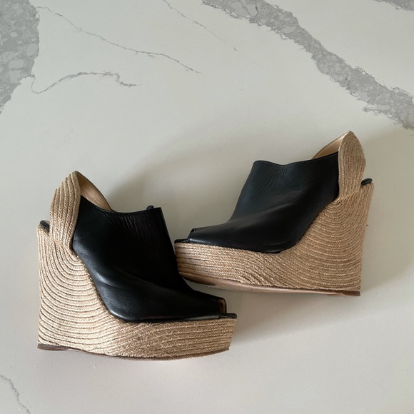 Gucci Leather Charlotte espadrille wedges size 40 - Picture 5 of 8